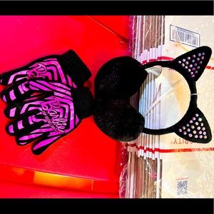 Kitty Earmuffs & Barbie Gloves